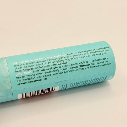 Aotearoad Vegan Bicarb-Free Sensitive Deodorant (55g) SHORT DATED
