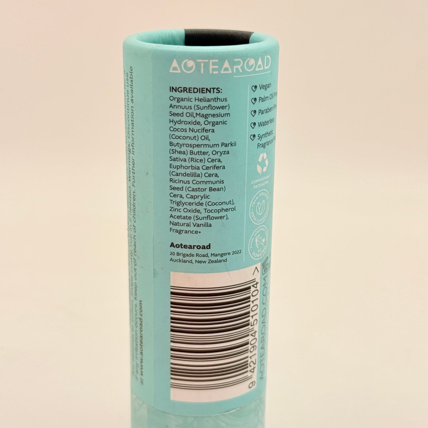 Aotearoad Vegan Bicarb-Free Sensitive Deodorant (55g) SHORT DATED