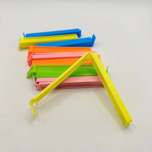 Assorted food bag clips - bag sealing clips original photo - what’s new stationery