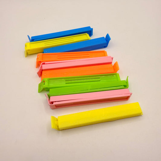 Assorted food bag clips - bag sealing clips original photo - what’s new stationery