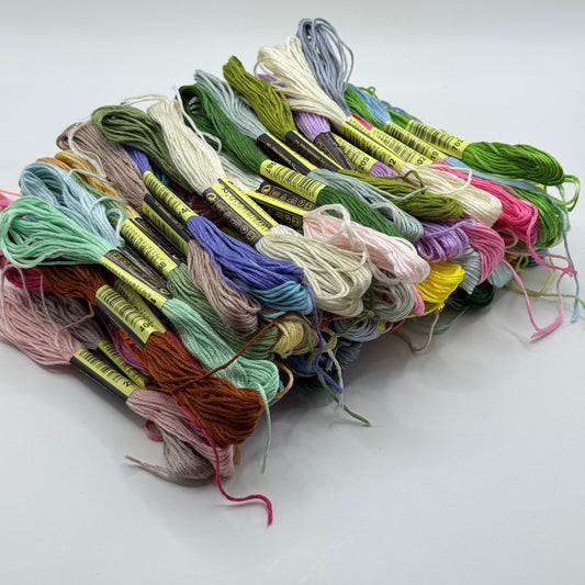 Bulk 100 pc Bundle of 100% Cotton Embroidery Floss