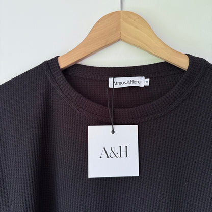 Atmos & Here Sasha Waffle SS Tee Size 12