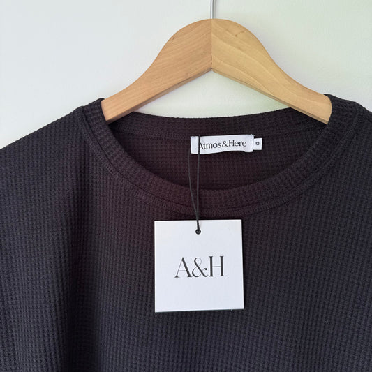 Atmos & Here Sasha Waffle SS Tee Size 12