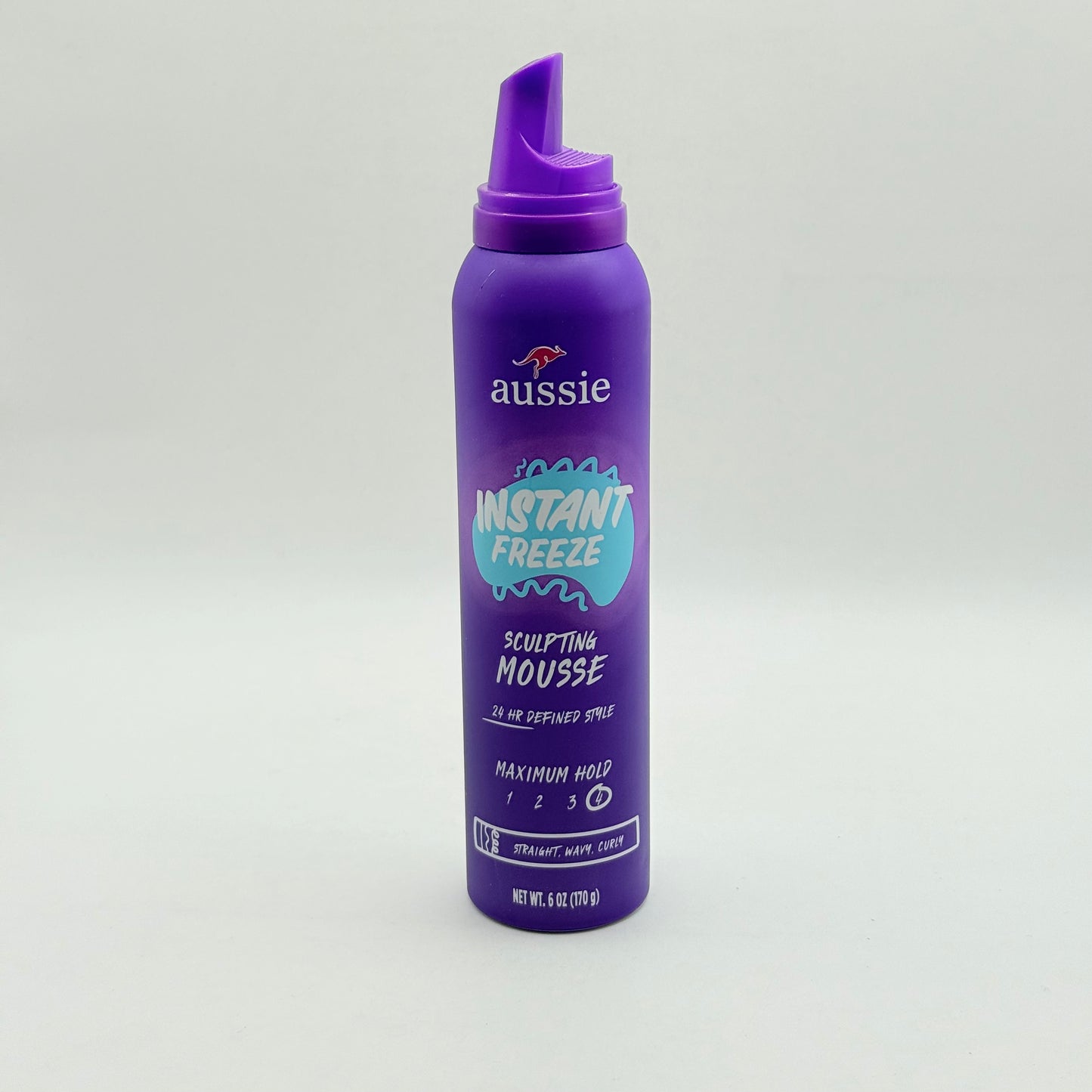 Aussie Instant Freeze Sculpting Mousse 6oz (missing cap)