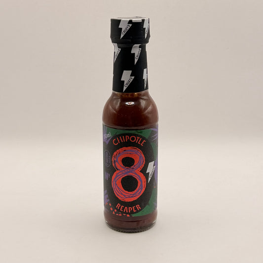 Culleys chipotle reaper no. 8 hot sauce 150ml - hot sauce food & beverage health and wellness
