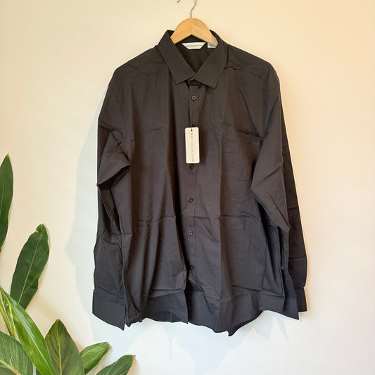 BIZ Collection Button-Up Shirt in Black - Size 3XL
