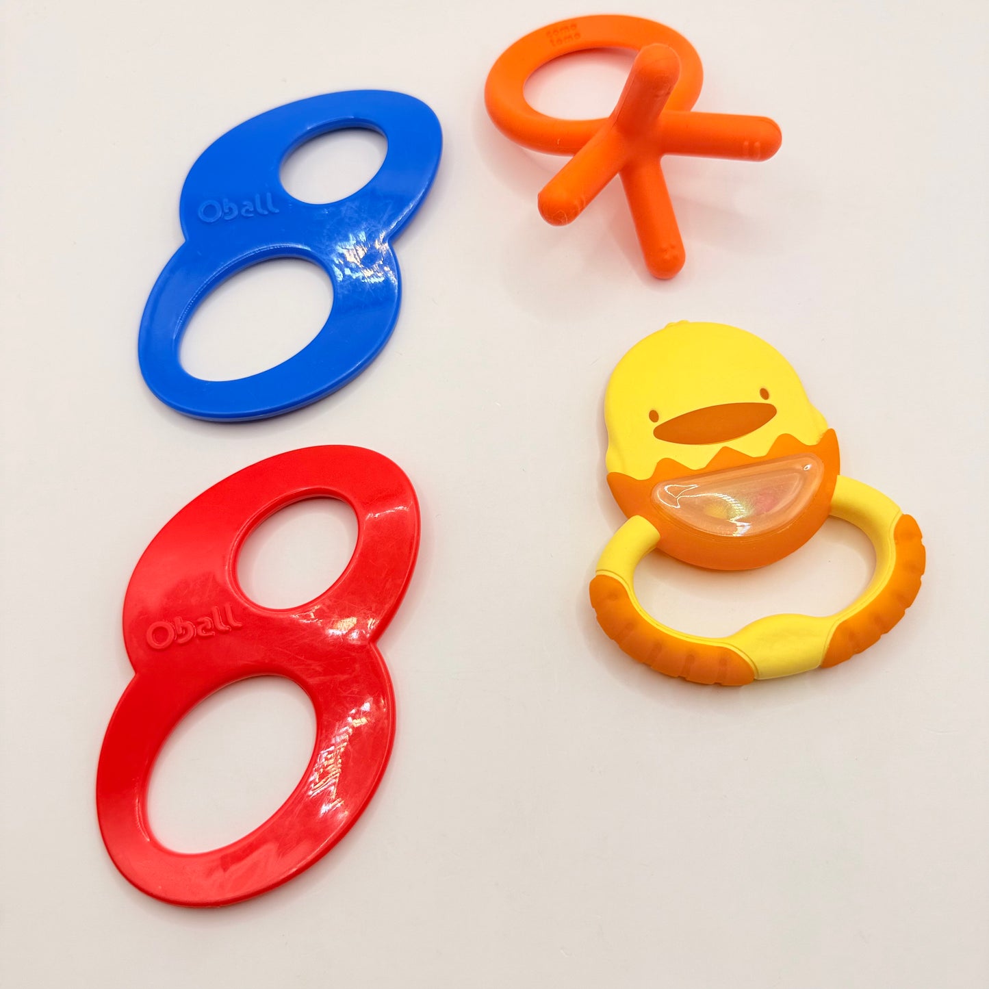 Baby teether & rattle toy bundle - teething toys baby accessories - original photo - what’s new