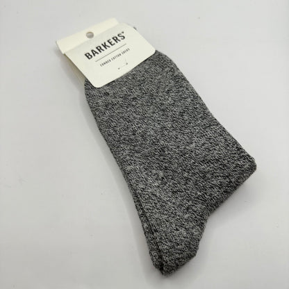 Barkers Crosby Twist-yarn Socks Black
