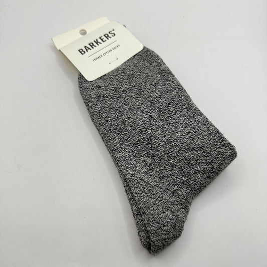 Barkers Crosby Twist-yarn Socks Black