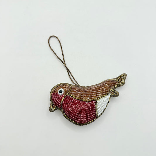 Beaded Bird Ornament