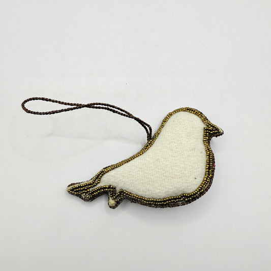 Beaded Bird Ornament