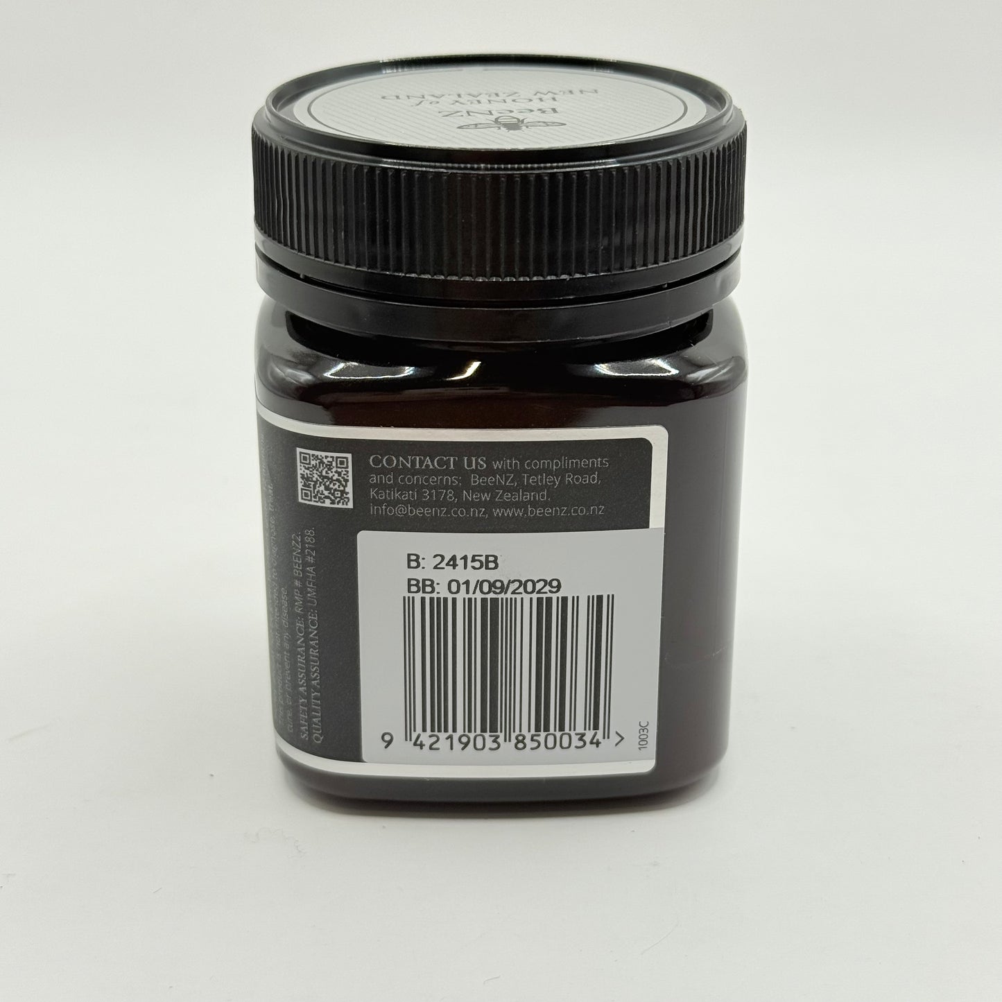 BeeNZ Premium Manuka Honey 250g UMF15+ MGO512+
