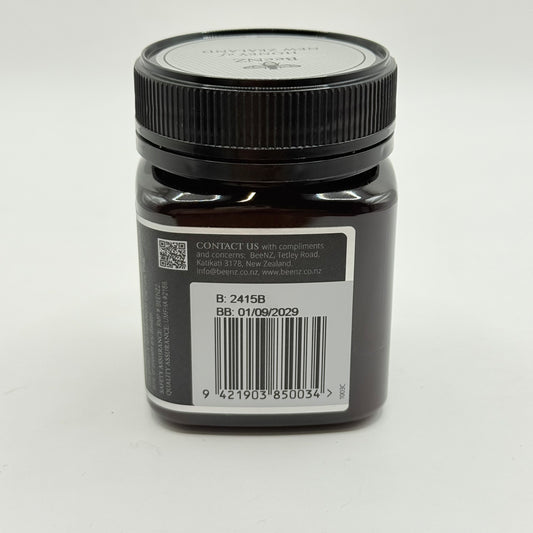 BeeNZ Premium Manuka Honey 250g UMF15+ MGO512+