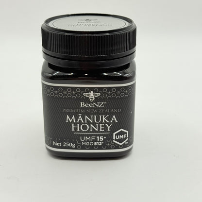 BeeNZ Premium Manuka Honey 250g UMF15+ MGO512+