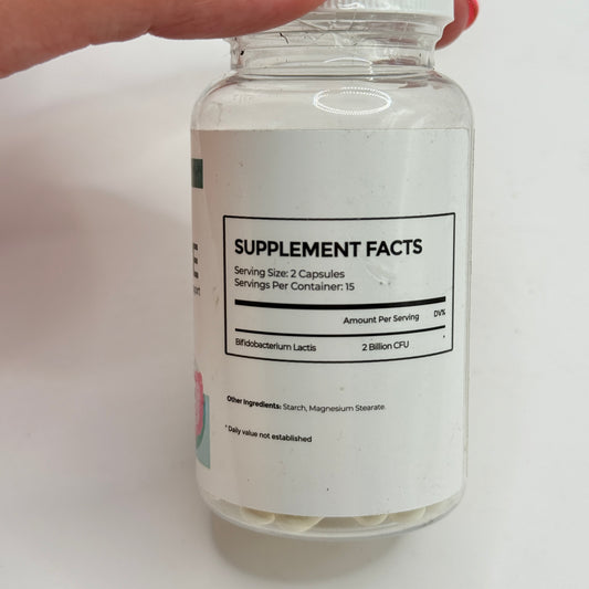 Belly Balance Probiotic 400MG - 30 Capsules