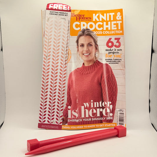 Better Homes and Gardens Knit & Crochet 2025 Collection Magazine Bundle