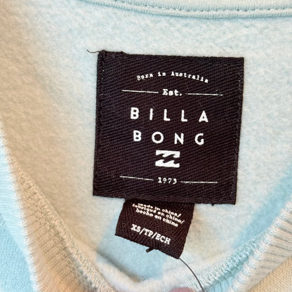 Billabong Society Crew Fleece Sweatshirt Light Green - Size XS / 6