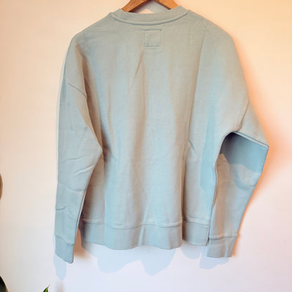 Billabong Society Crew Fleece Sweatshirt Light Green - Size XS / 6