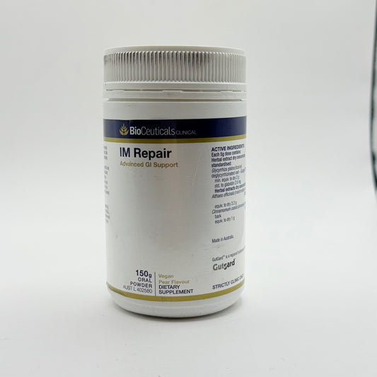 Bioceuticals clinical im repair advanced gi support powder – 150g (brand new & sealed) - digestive supplements health