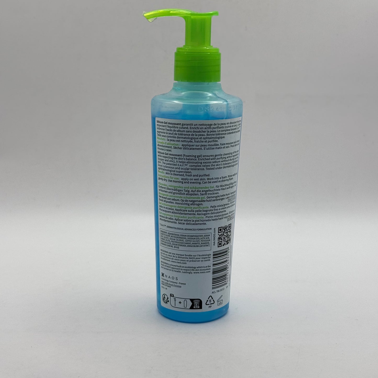 Bioderma Sébium Purifying Cleansing Foaming Gel (200mL)