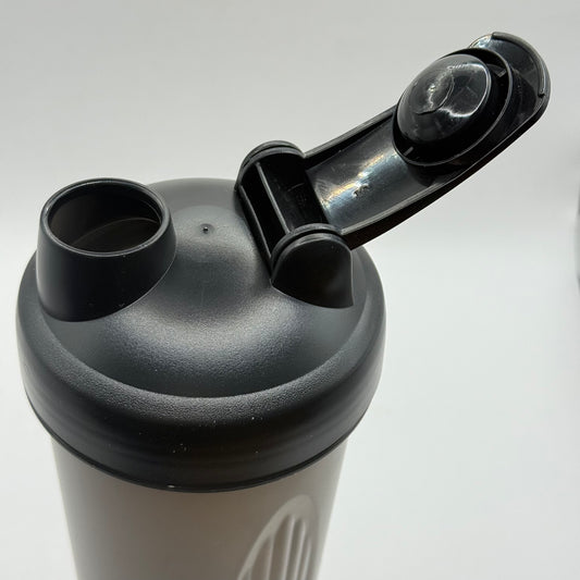 Black 600 mL Mixing Shaker Bottle with Flip Lid & Whisk Ball