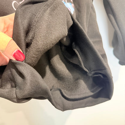 Black Disney Stitch Hoodie - Size 7-8Y