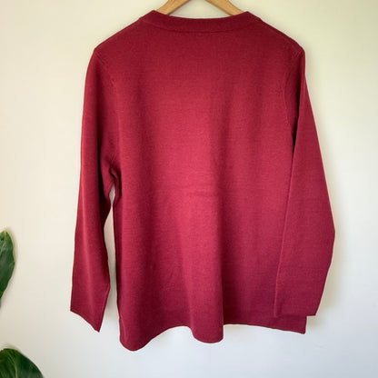 Black Pepper Mabel Heavy Knit Cardigan - Size 18