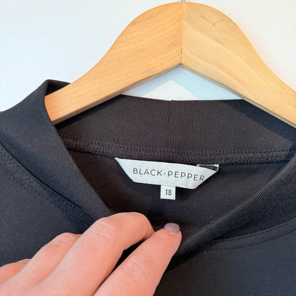 Black Pepper Winterlock Skivvy Black - Size 18
