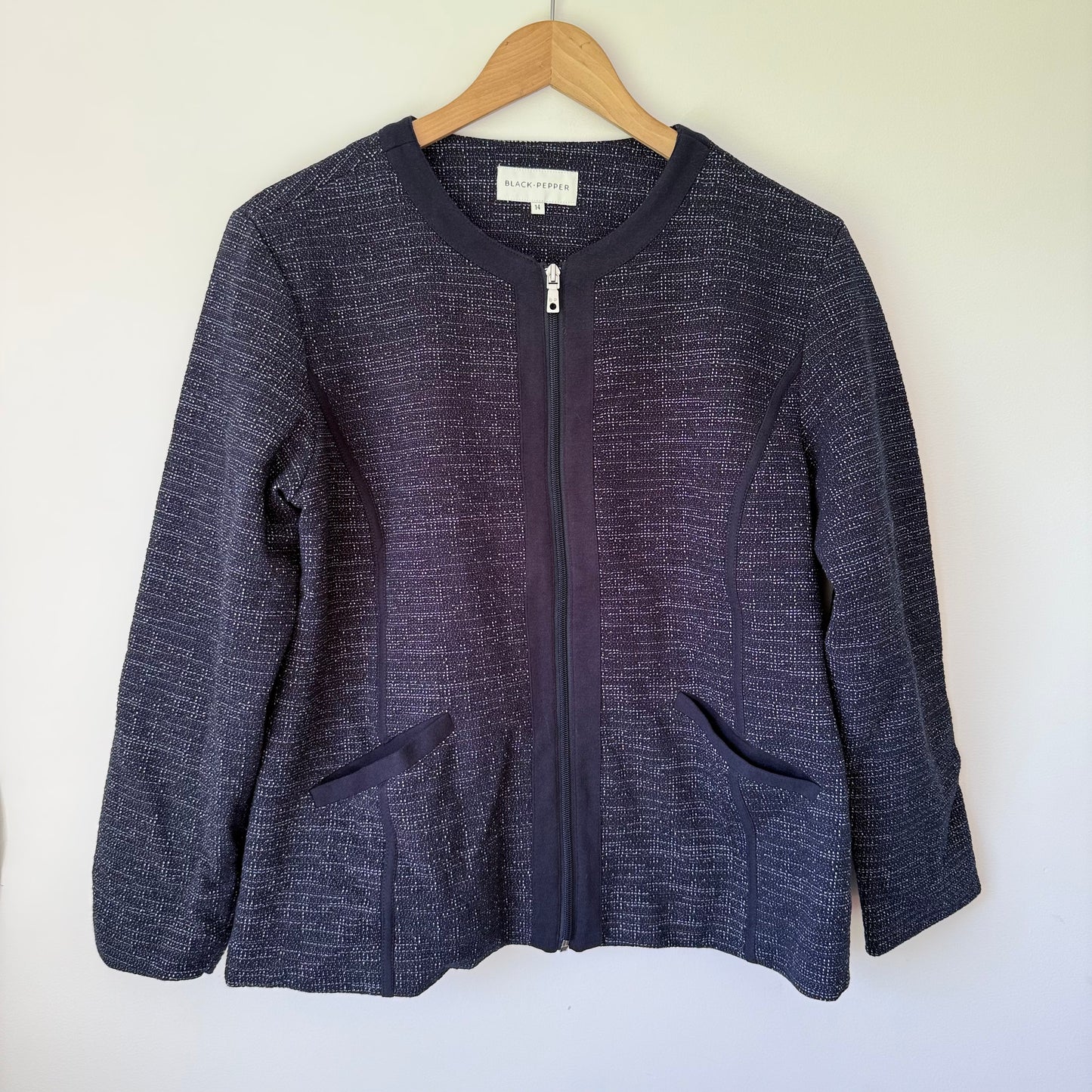 Black Pepper Yasmina Jacket Size 14