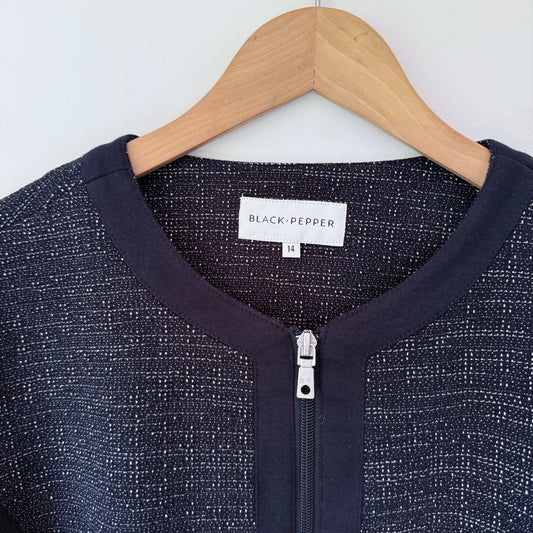 Black Pepper Yasmina Jacket Size 14