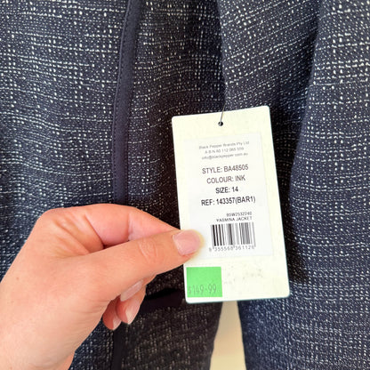Black Pepper Yasmina Jacket Size 14