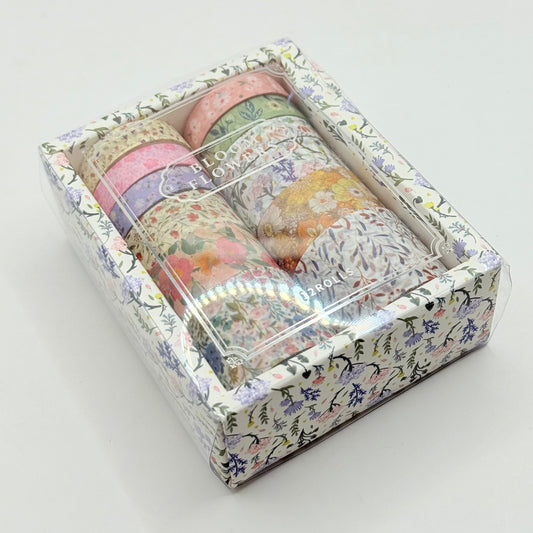 Bloom & Flower Floral Washi Tape Set