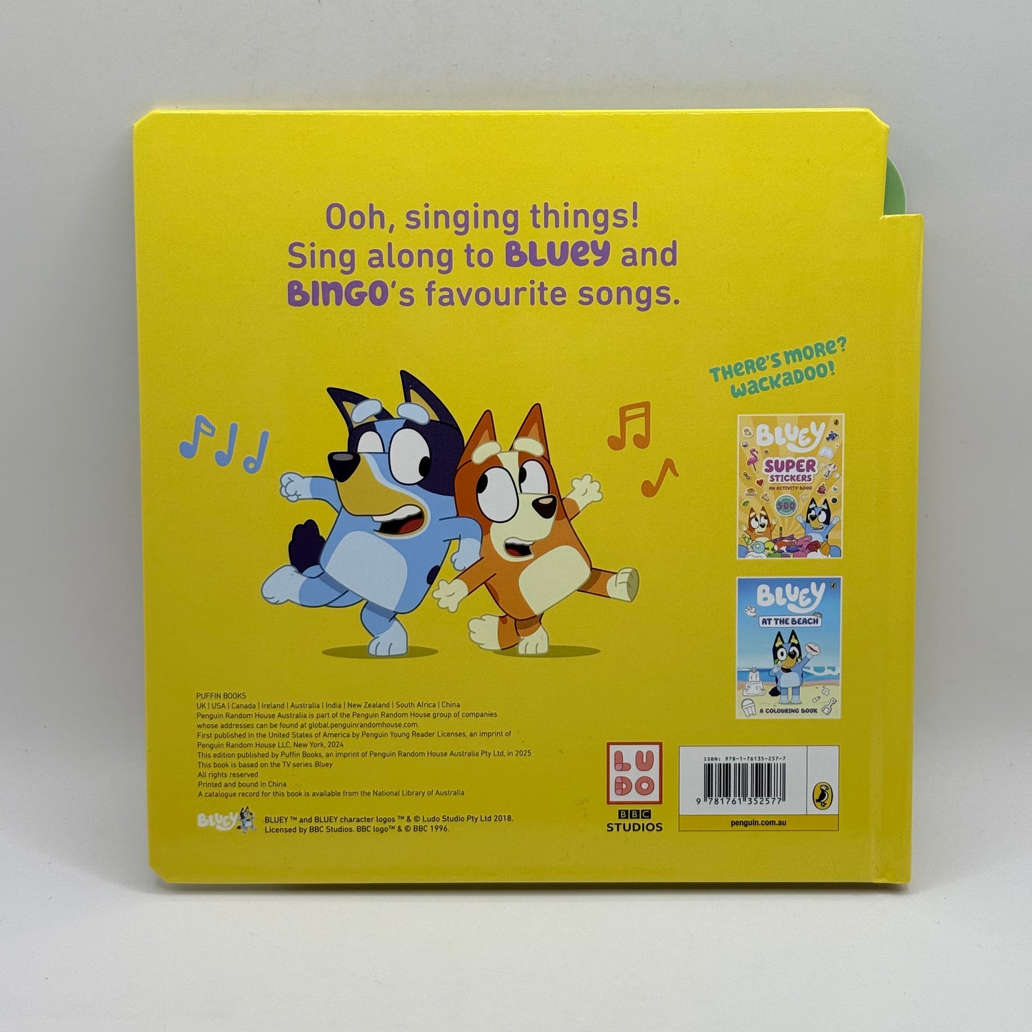 Bluey and Bingo's Book of Singy Things