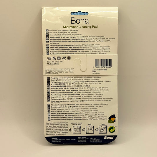 Bona Microfiber Cleaning Pad for Multi-Surface Floors