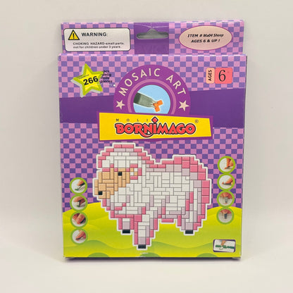 Bornimago NZ Souviniers Mosaic Art Kit – Sheep Design, 266 Pieces