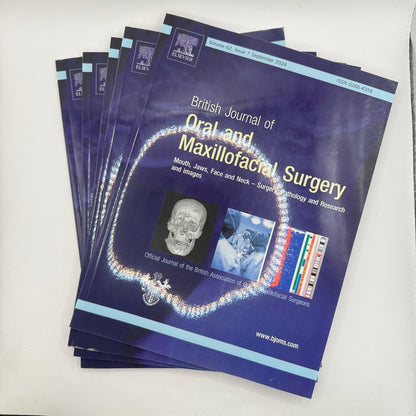 British Journal of Oral and Maxillofacial Surgery (5 Issue Lot)