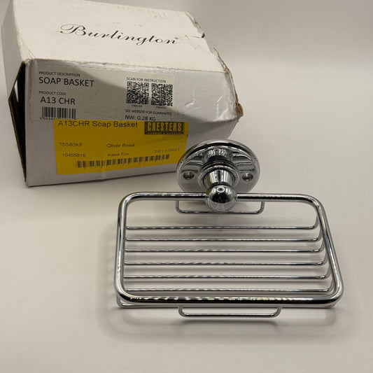 Burlington chrome soap basket - soap dishes & holders original photo - what’s new home&living materials