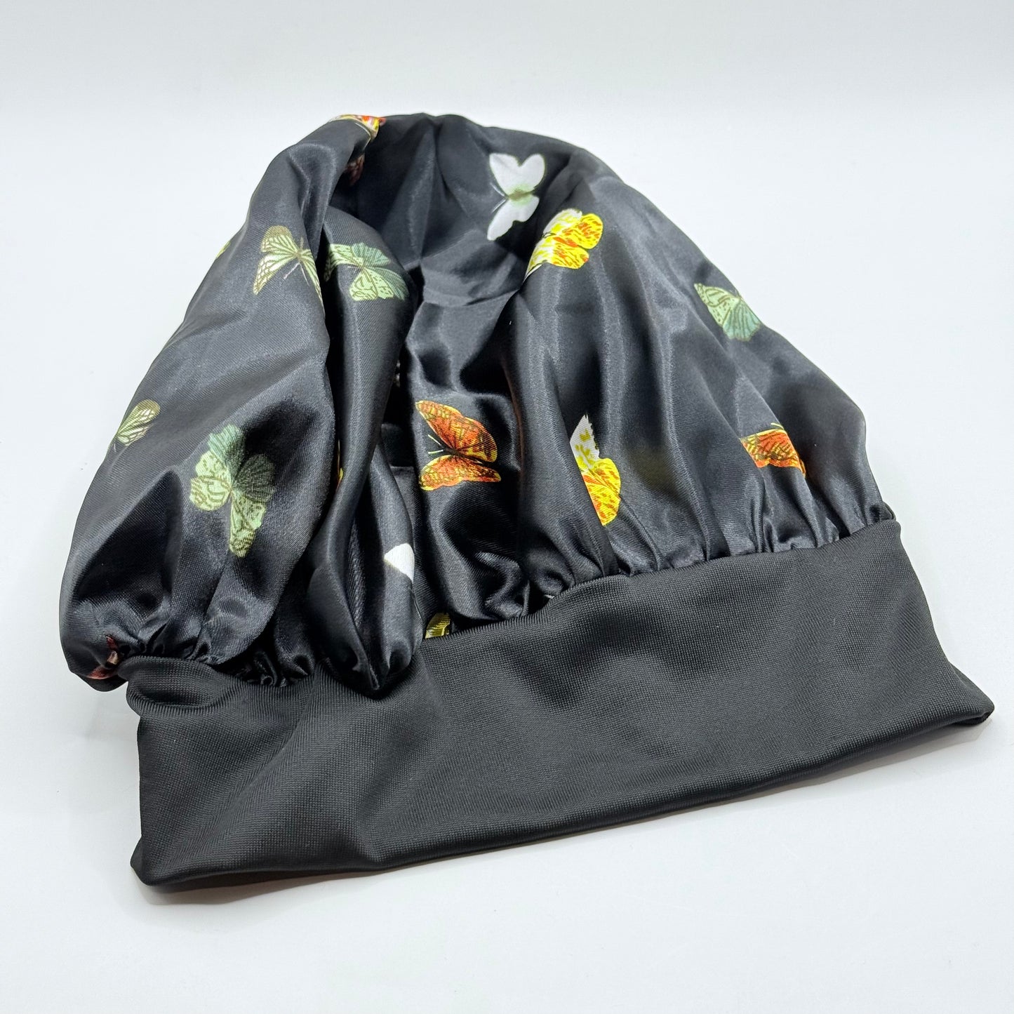 Butterfly Satin Sleep Bonnet