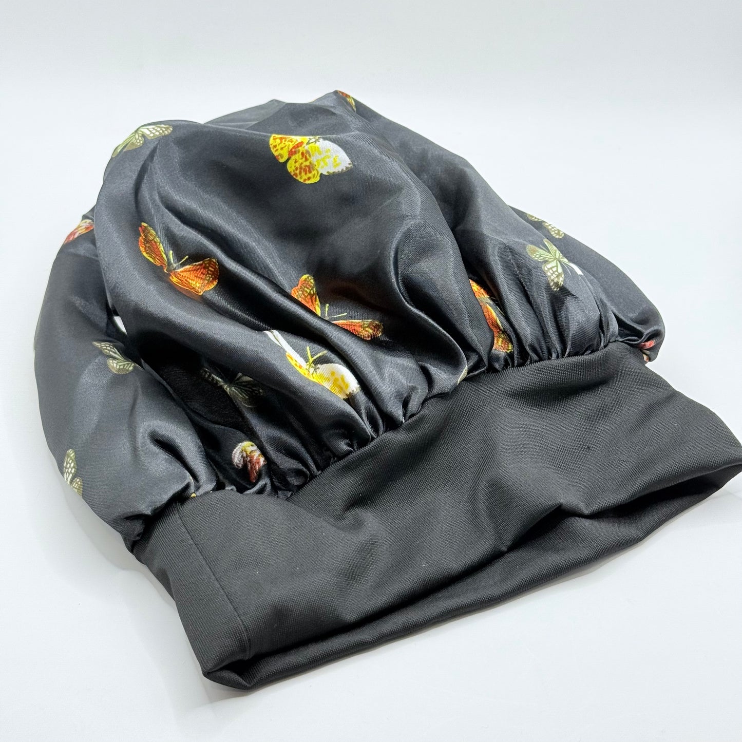 Butterfly Satin Sleep Bonnet