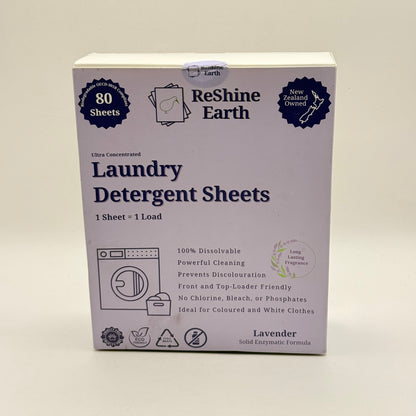 Reshine earth laundry detergent sheets — 80 washes - laundry detergent from google - original photo home&living