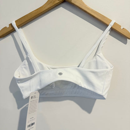 Crz yoga sports bra – white – size xs / 8 - sports bras sports