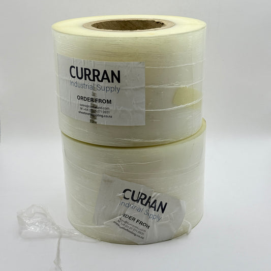 CURRAN Industrial Clear Poly Film Rolls (2 Pack)