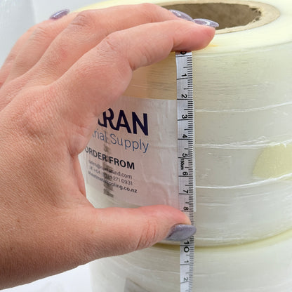 CURRAN Industrial Clear Poly Film Rolls (2 Pack)