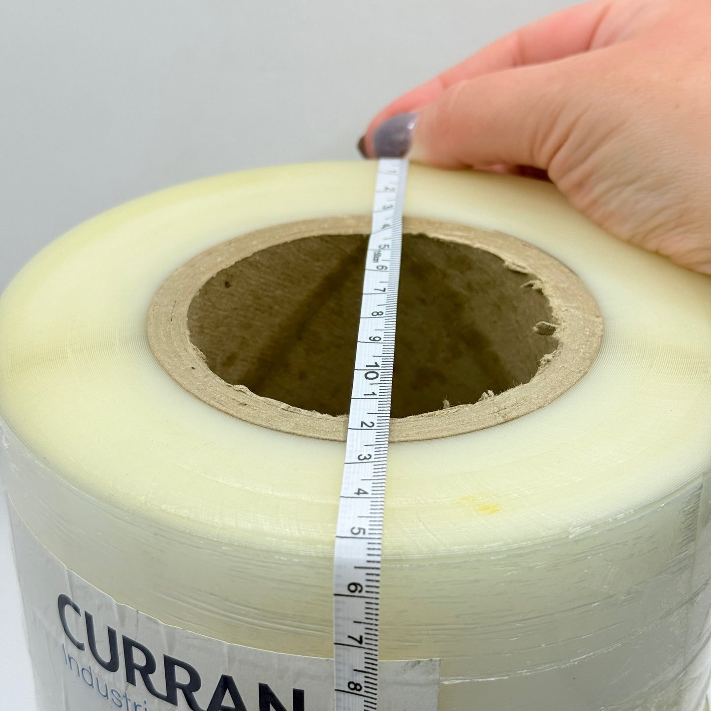 CURRAN Industrial Clear Poly Film Rolls (2 Pack)