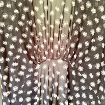 Capture Abstract Spot Sheer Cardigan - Size 16