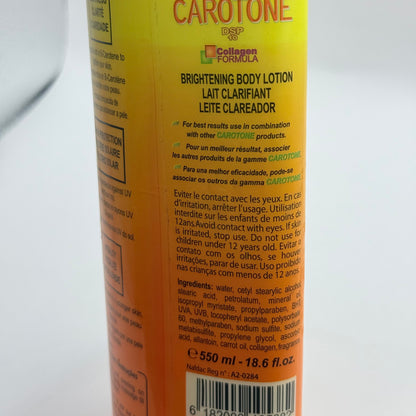 Carotone Natural Glow Brightening Body Lotion  550ml (18.6 fl.oz)