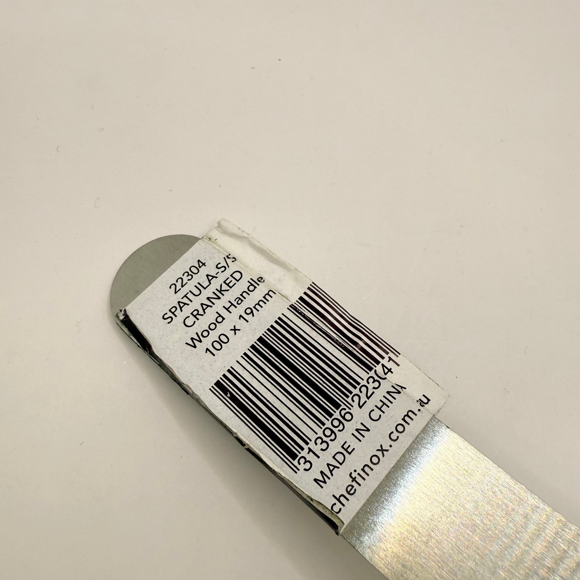 Chef inox cranked spatula 100 x 19mm - spatulas original photo - what’s new home&living materials