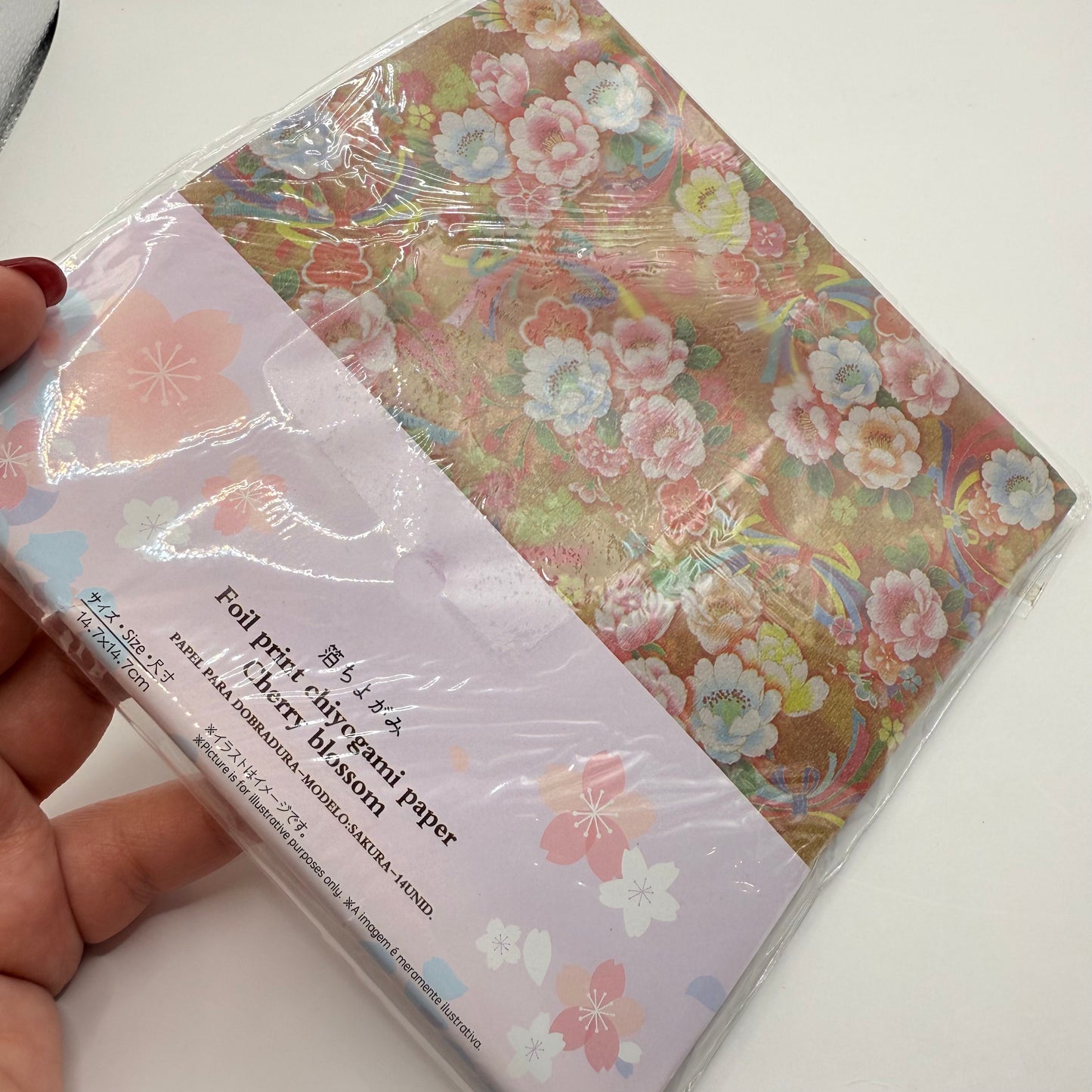 Cherry Blossom Chiyogami Paper