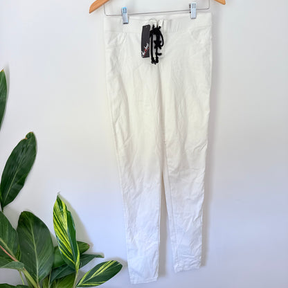 Chicabooti White Lace-Up Trousers - Size 14