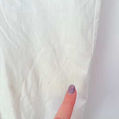 Chicabooti White Lace-Up Trousers - Size 14